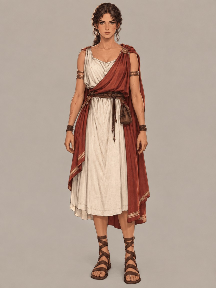 AI-generated image of an unknown character