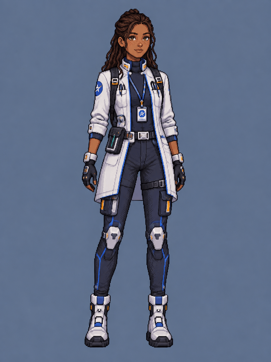AI-generated image of an unknown character