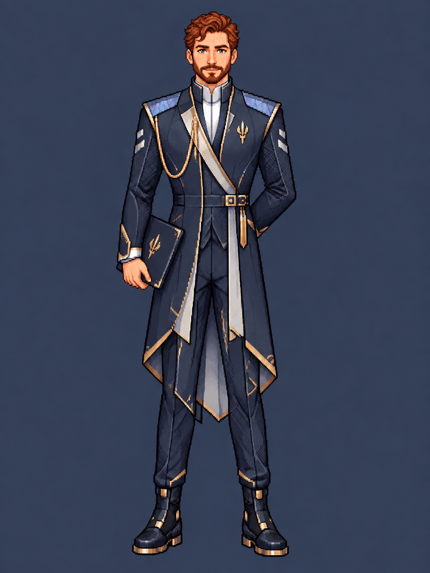 AI-generated image of an unknown character