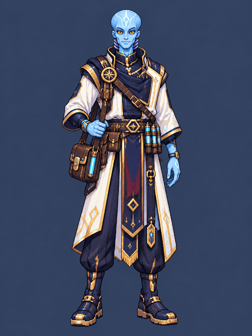 AI-generated image of an unknown character