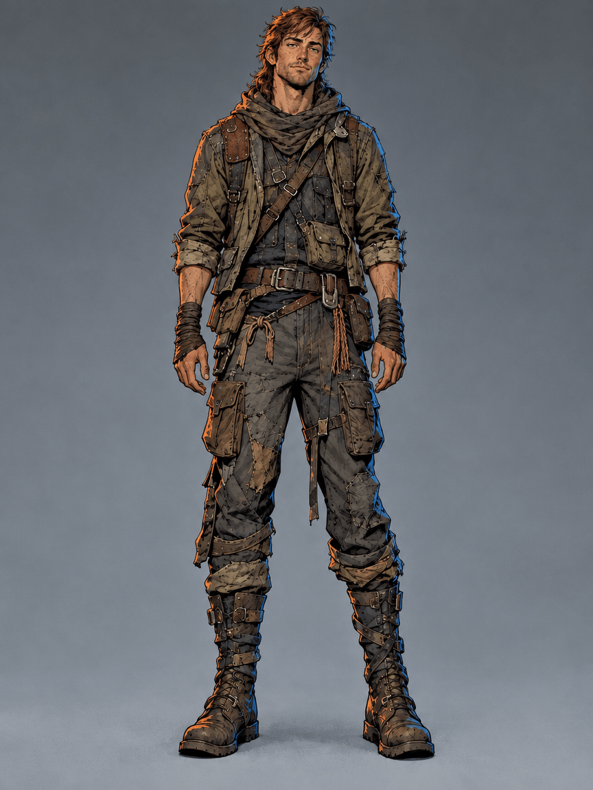 AI-generated image of an unknown character