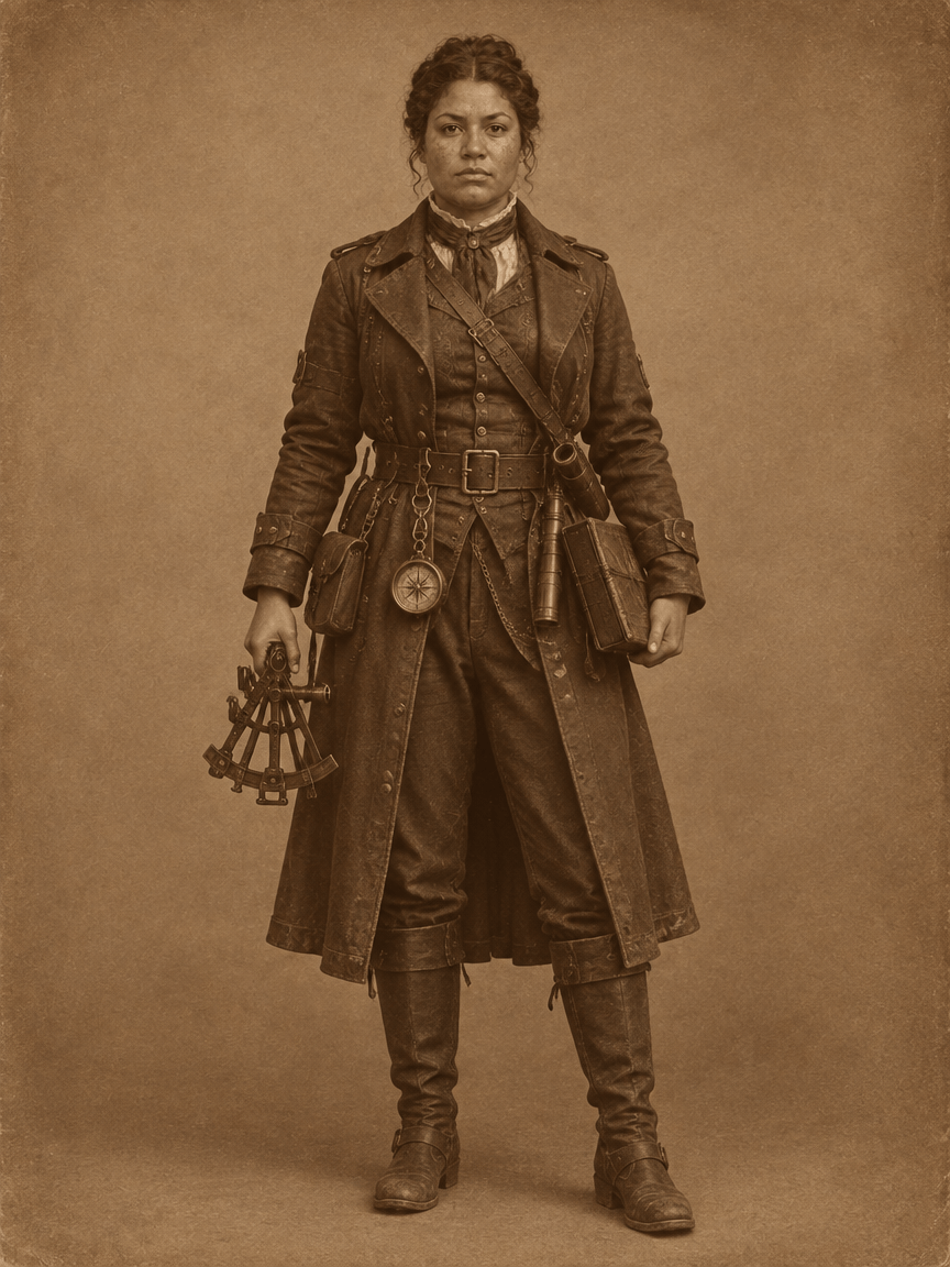 AI-generated image of an unknown character