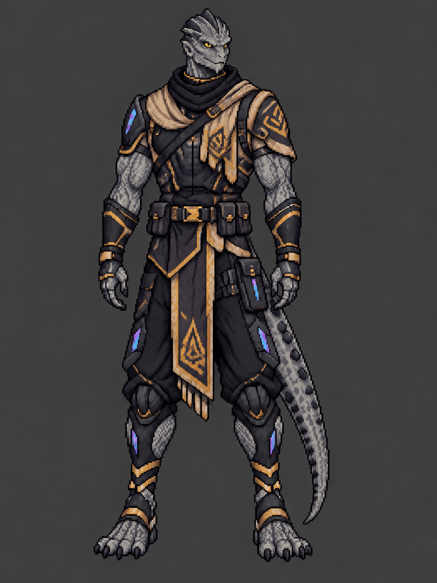 AI-generated image of an unknown character