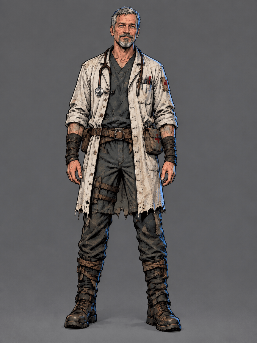 AI-generated image of an unknown character