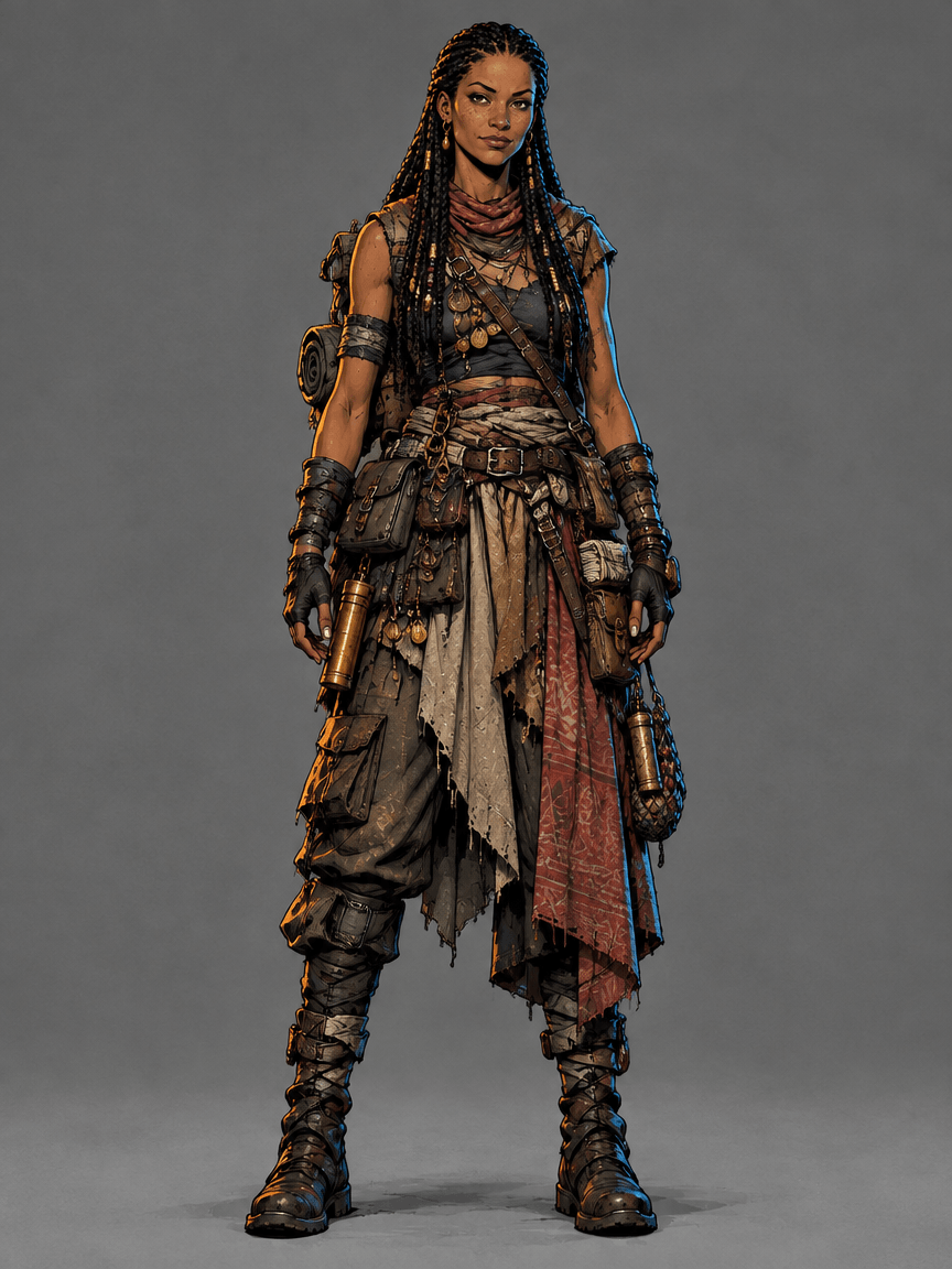 AI-generated image of an unknown character