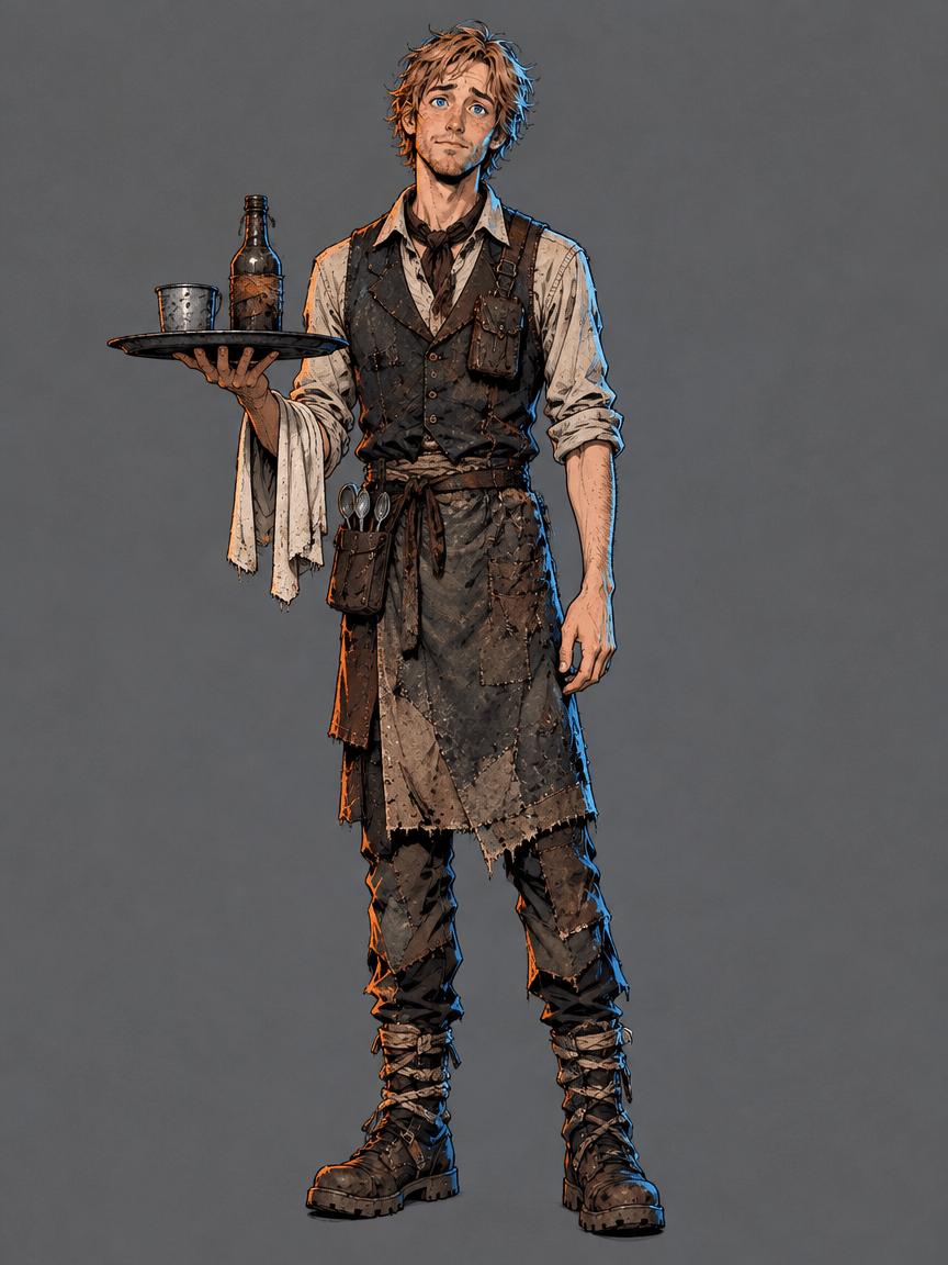 AI-generated image of an unknown character