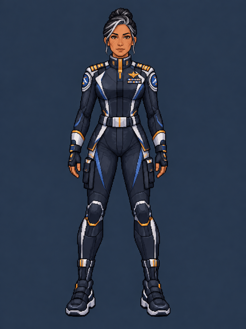 AI-generated image of Elena Vasquez