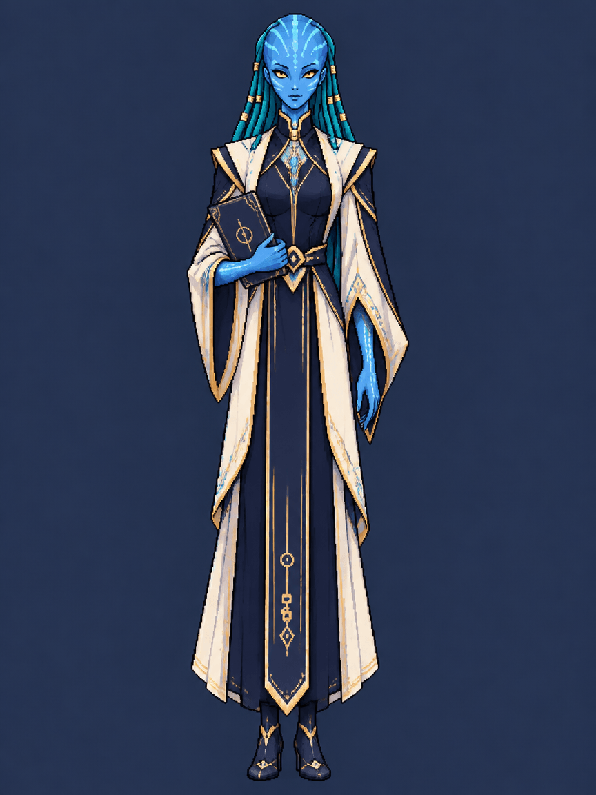 AI-generated image of an unknown character