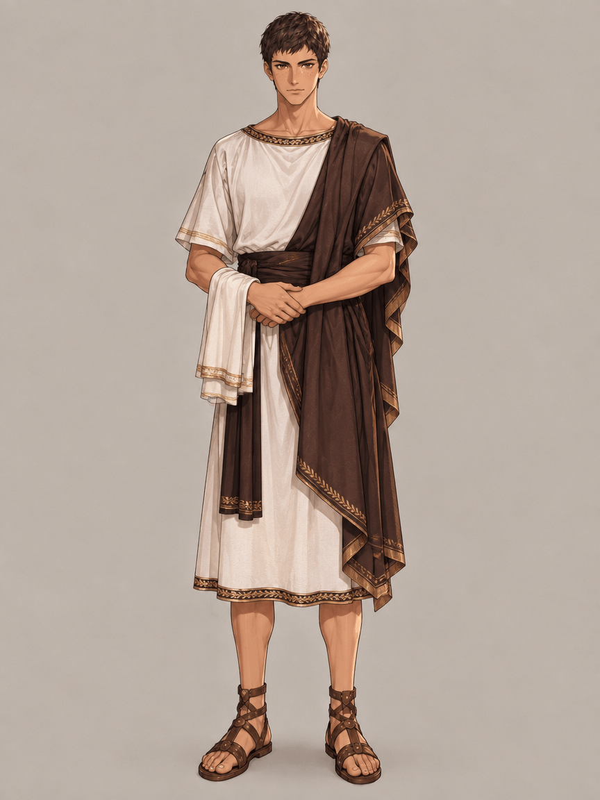 AI-generated image of an unknown character