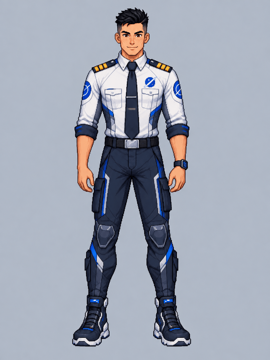AI-generated image of an unknown character