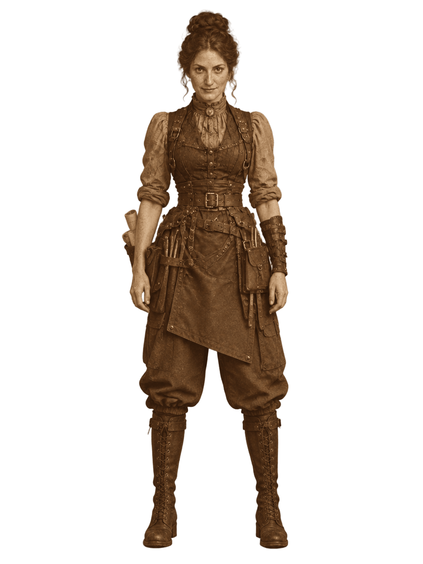 AI-generated image of Adelaide Brightwell