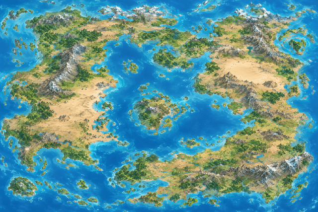 Map, before