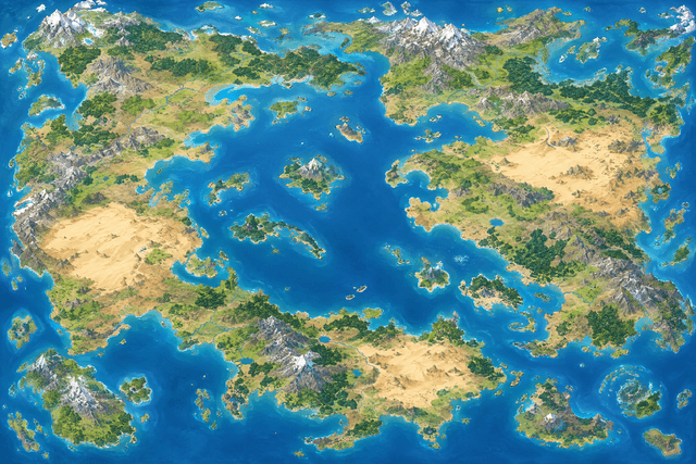 Map, after