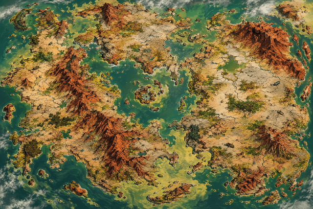 Map, after