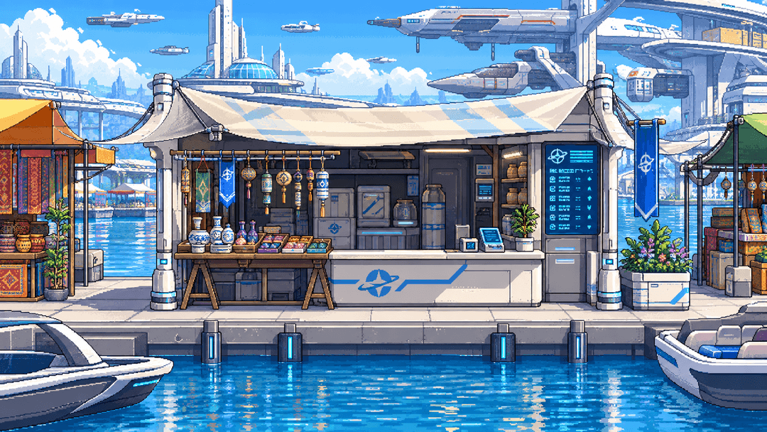AI-generated place: The Tide Market