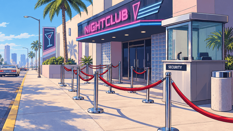AI-generated place: Club Mirage