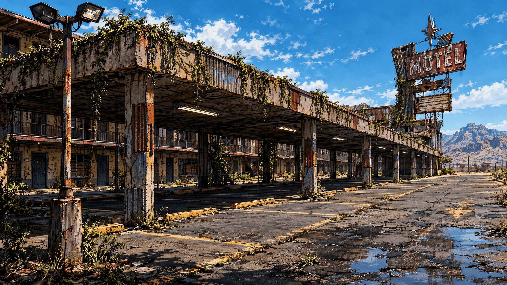AI-generated scene from Highway to Nowhere