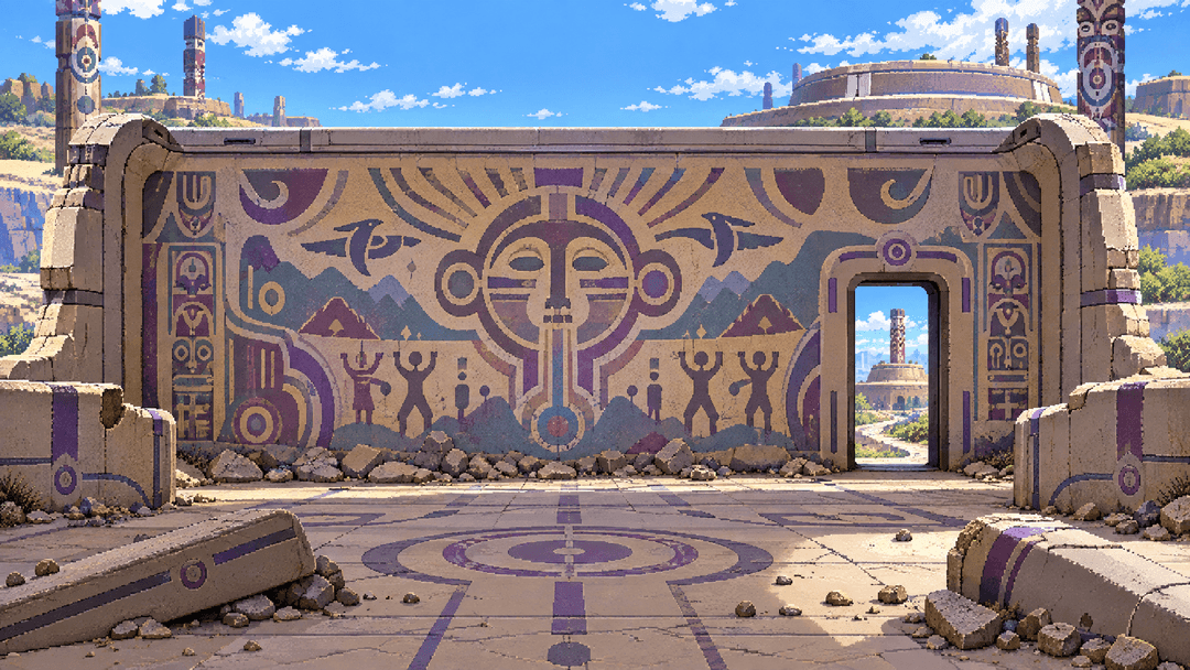 AI-generated place: The Silent Ruins