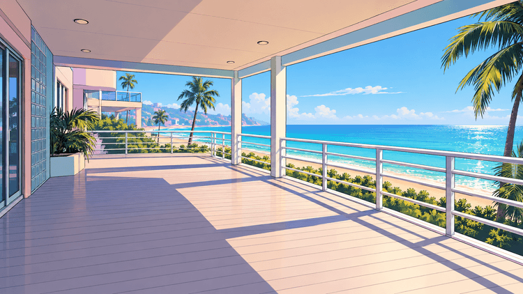 AI-generated place: The Sterling Beach House