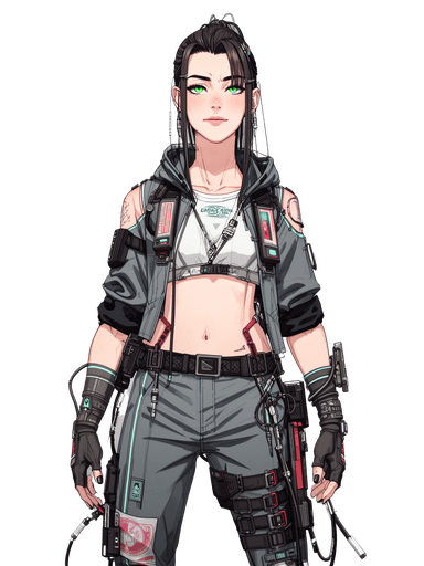 AI-generated character portrait