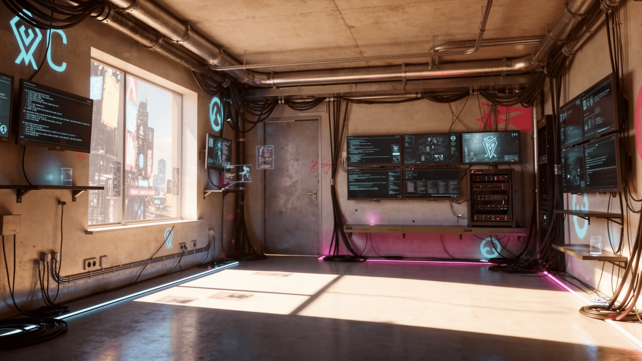 AI-generated scene from Kaguya District: Afterglow