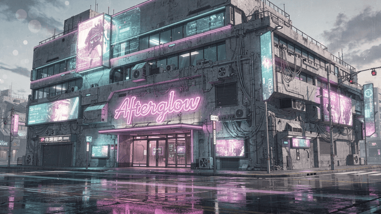 AI-generated location: Afterglow