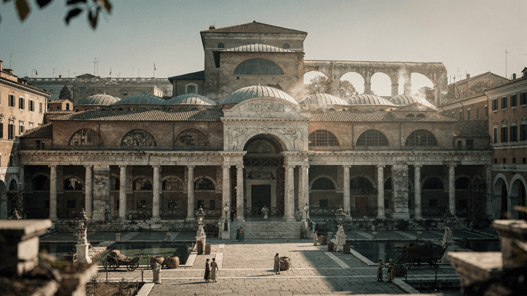 AI-generated location: Thermae Aureliae