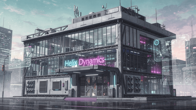 AI-generated location: Helix Dynamics